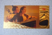 Banknoty pozłacane - Titanic, Avatar,