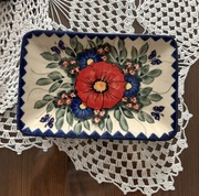 Półmisek ceramika bolesławiecka