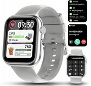 Ruopoem Smart Watch dla kobiet 1,83" ekran dotykowy HD kolor złoty róż