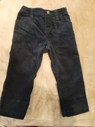 SUPER Spodnie Czarne Sztruksy YCC 214 3 lata 94Cm