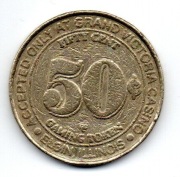 TOKEN 50 CENTÓW GRAND VICTORIA CASINO