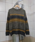 Sweter klasyczny Alessandra Magna M wełna wełniany wool wełna sweterek old 