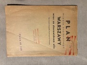 Plan m. st. Warszawy z lat 1946–1949.