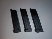 Zestaw 3 magazynków green gas Hi-Capa WE