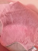 Dywanik Gwiazdka Nowy 86x86 cm Pudrowy Róż Miękki Puchowy