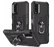 ETUI GUMA CASE PANCERNE VIVO Y21s MAGNES PODSTAWKA CZARNE DEFENDER