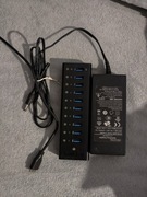 IcyBox IB-AC6110 Aktywny 10-portowy Hub USB 3 Jak nowy