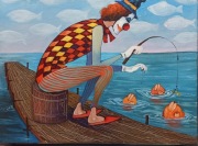 Aleksander Rymarczyk obraz olejny na płótnie, surrealizm