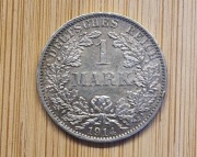 Niemcy, 1 marka, 1914, Znak menniczy „A” - Berlin, PL044