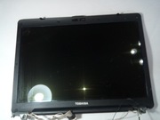 Toshiba A200 - klapa+matryca+wifi+kamera+taśma+zawiasy