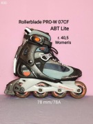 Rolki Rollerblade Pro-W 07CF z ABT Lite - rozmiar 40,5 damskie [R30]