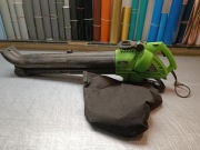 Dmuchawa elektryczna z funkcja odkurzania i mielenia drobnych gałązek