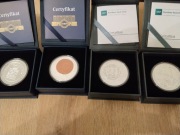 Historia monety polskiej 4 sztuki, szóstak Sobieskiego, talar Władysława IV