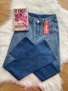 Dzwony jeansy S 36 romwe nowe z metką