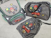 Plecak szkolny usztywniany Brawl Stars torba  i worek