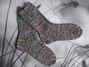 Skarpety robione na drutach, rozm 39-40