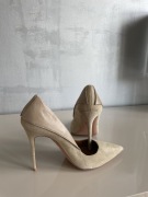 Oryginalne szpilki taupe Aquazzura 