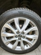 Felgi Mazda 19 cali + 4 opony zimowe 225/55/19 HANKOOK, 7,8mm