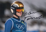 Kacper Tomasiak oryginalny autograf skoki! duże zdjęcie 15x21