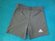 spodenki chłopięce adidas 128 czarne 7-8 lat