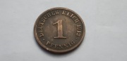 Niemcy Cesarstwo Niemieckie - 1 fenig, pfennig 1912 - mennica J