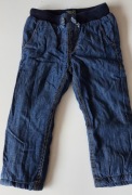 Spodnie jeansowe ocieplane mayoral rozm. 86