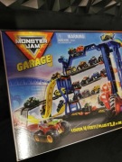 NOWY DUŻY ZESTAW Monster Jam Garage + AUTO OKAZJA
