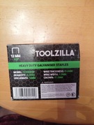 Zszywki do takera 12mm, TOOLZILLA