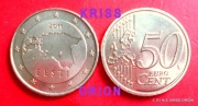 50 Eurocent - 2011- Estonia - Mapa 