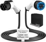 Kabel Przedłużacz Typ 2 32 A, 22 kW, 8 m