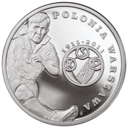 5 zł złotych 2011 r.  Polonia Warszawa - stan menniczy 