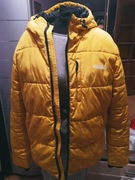 Kurtka meska S M zimowa Prosto kaptur zolta