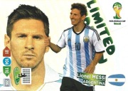 PANINI FIFA WORLD CUP BRASIL 2014 LIONEL MESSI LIMITED XXL ARGENTYNA