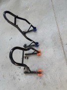 Stojak Podnośnik Motocyklowy TYŁ+ PRZÓD Mocny -Wzmacniany L POD WAHACZ