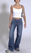 PacSun low rise baggy wide leg jeansy r.26
