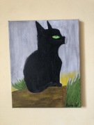 Obraz malowany na płótnie werniksowany art 