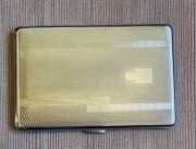 papierośnica chromowana sygnowana EMU