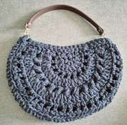 Mała torebka boho eko sznurek handmade