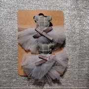 Spinki do włosów Misie w tiulowych spódnicach 