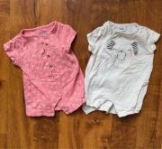 Zestaw body z krótkim rękawem dla dziewczynki 56-62