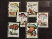 Znaczki Bułgaria 1990 flora grzyby