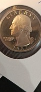 USA 25 Centa Washington Quarter 1987-S-Proof