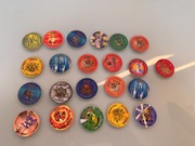 Pokemon Tazo zestaw 3 Charmeleon Zappery, 3d 22 Sztuki