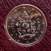 WATYKAN 2021 2 CENTY UNC !!!!!!!!!!