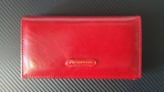 Peterson portfel damski skóra czerwony PL-466
