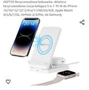 AGPTEK Bezprzewodowa ładowarka
