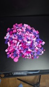 Lego Mix Nowe Klocki Pink, Purple, Magenta; Różowe itd.