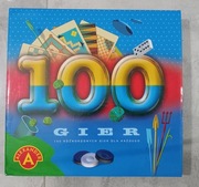 Zestaw 100 gier, planszowe, kości, karty