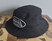 Oryginalny czarny kapelusz Bucket Von Dutch