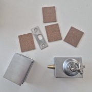 Assa Abloy 1447.31.0 1448.31.0 zamek do drzwi szklanych komplet 